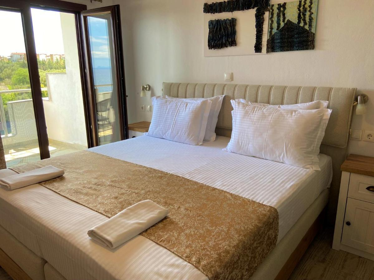Marianna Sea View Afitos Apartman Kültér fotó