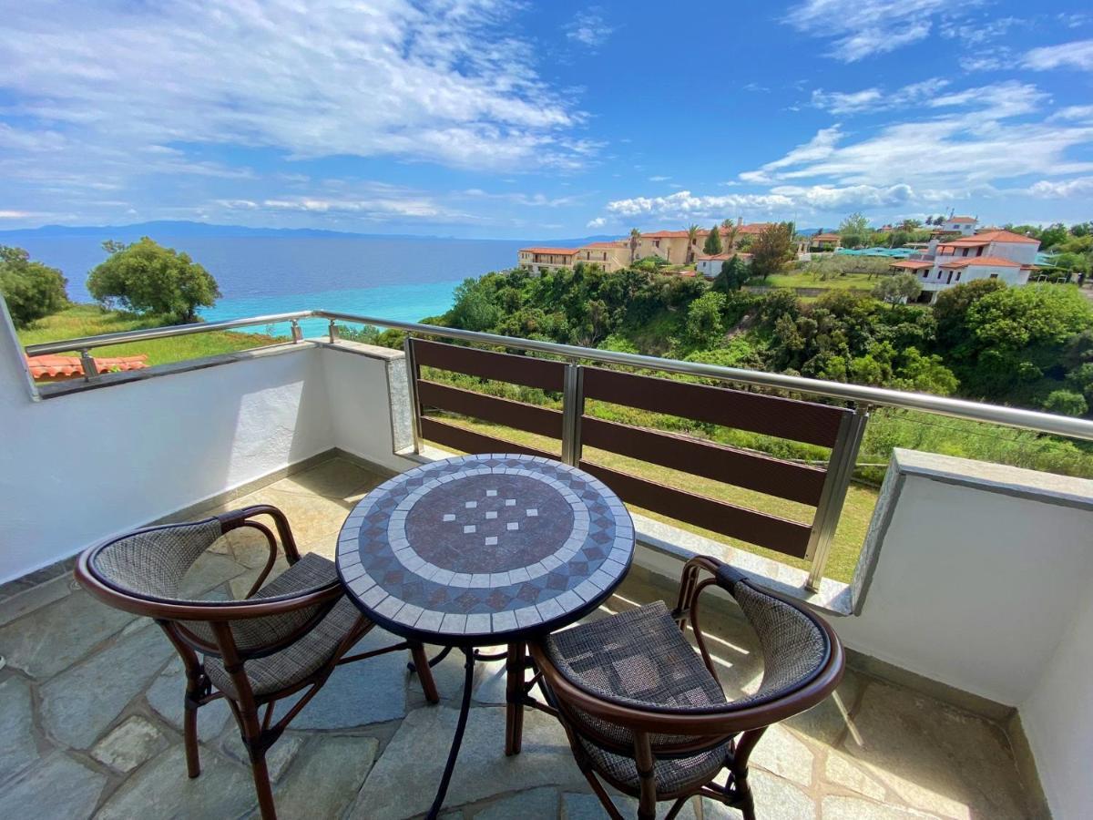 Marianna Sea View Afitos Apartman Kültér fotó