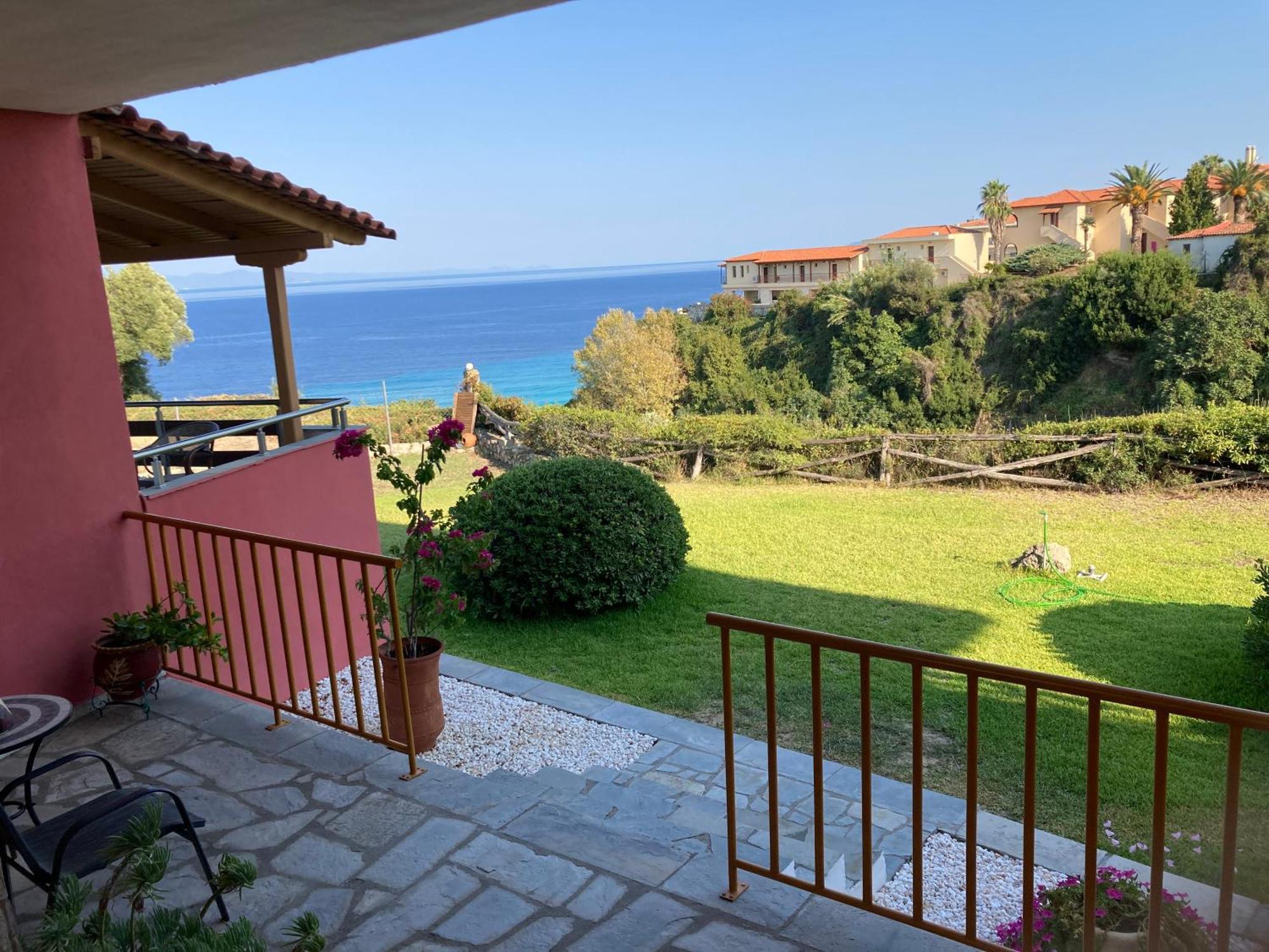 Marianna Sea View Afitos Apartman Kültér fotó