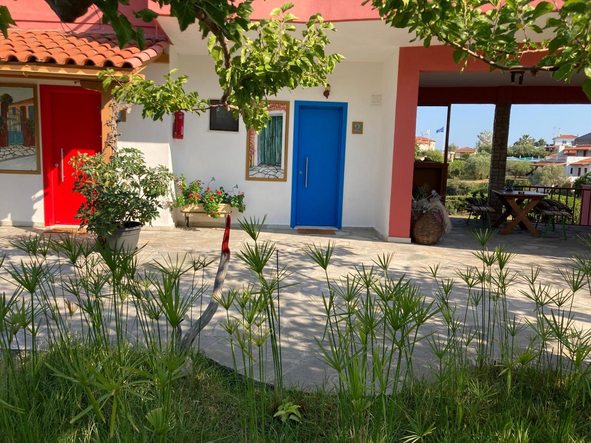Marianna Sea View Afitos Apartman Kültér fotó