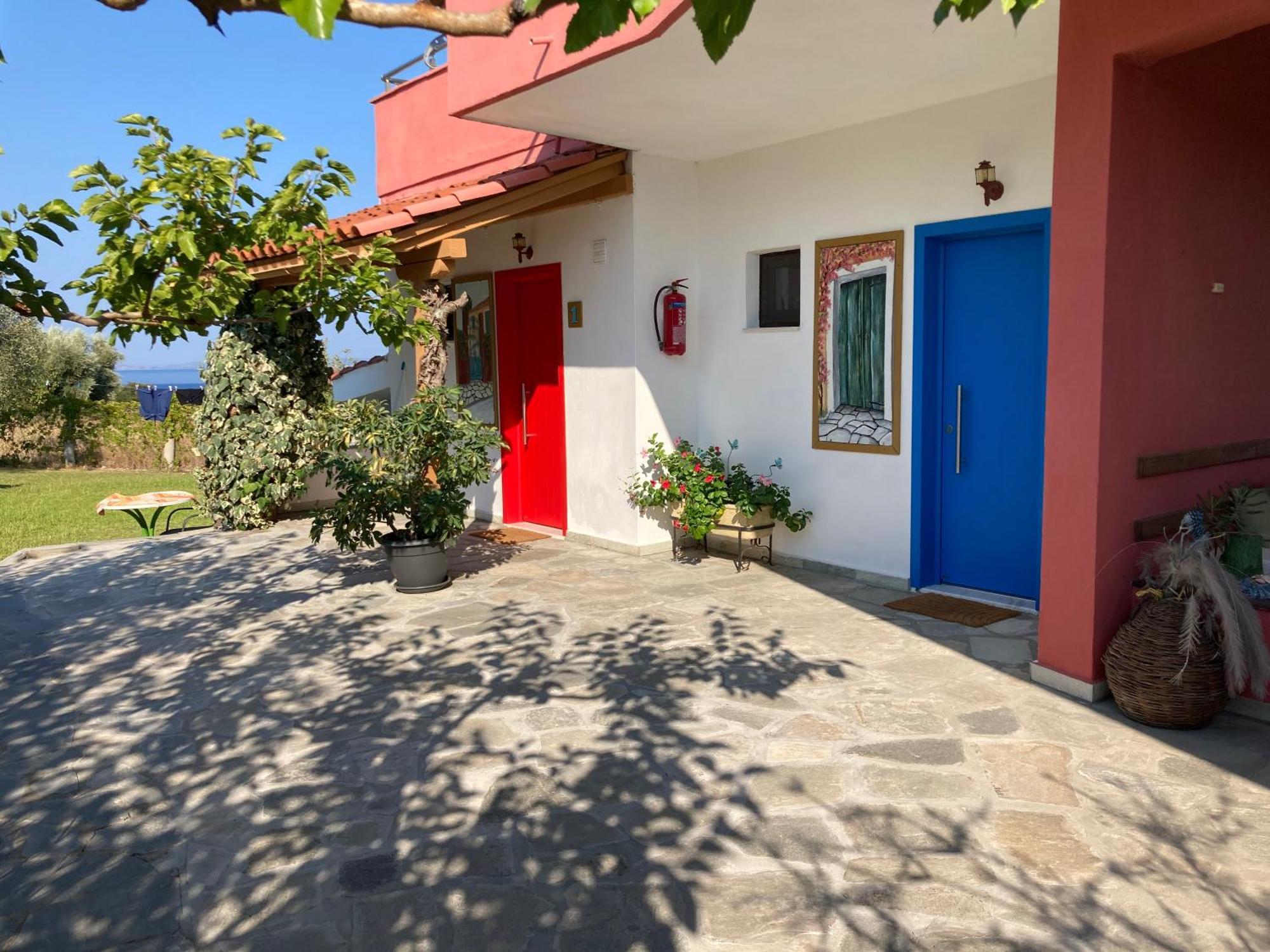Marianna Sea View Afitos Apartman Kültér fotó