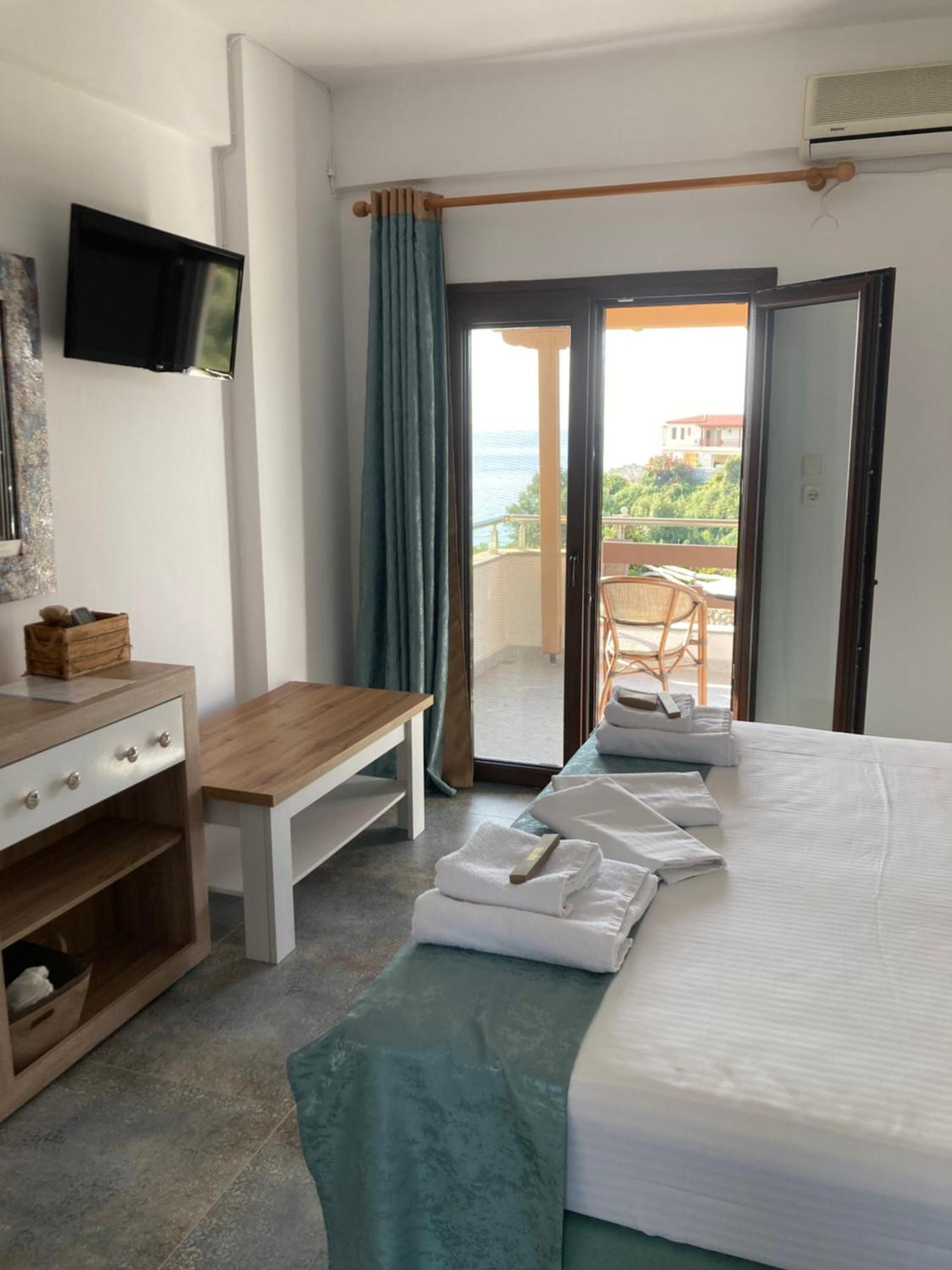 Marianna Sea View Afitos Apartman Kültér fotó